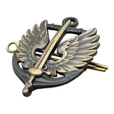 Ukraine Naval Infantry Military Badge Marines Uniform Beret Cap Hat Metal Insignia