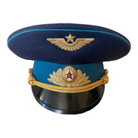 USSR Soviet Military Air Force Warrant Officer Army Uniform Visor Hat Peaked Cap