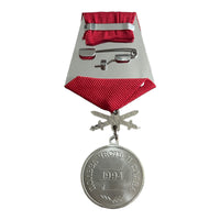 Russian Medal Silver Order Merit to Fatherland 2nd Degree Military Award Repro