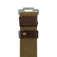 USSR Russian Soviet Army Military Soldier Uniform Canvas Belt Grey Buckle
