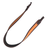 Premium-Klasse, orange-braunes Leder, schwarzes Neopren, Gewehrriemen, Luftgewehrriemen, Jagdschießen