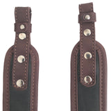 Premium-Klasse, braunes Leder, schwarzes Neopren, Gewehrriemen, Luftgewehrriemen, Jagdschießen