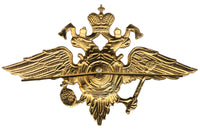 Russian USSR Army Military Uniform Imperial Eagle Hat Cap Beret Metal Pin Badge - USSR HOUSE LIMITED