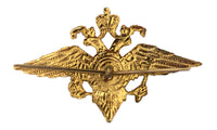 Russian USSR Army Military Uniform Imperial Eagle Hat Cap Beret Metal Pin Badge - USSR HOUSE LIMITED
