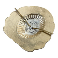 1st Independent Ukraine Navy Badge Cap Hat Beret Metal Enamel Large Rare Cockade