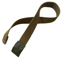 UdSSR Russische Sowjetarmee Militärsoldat Uniform Canvas Gürtel Grüne Schnalle
