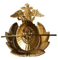 Russian Navy Officers Cap Hat Badge Imperial Eagle Anchor Insignia Cockade - USSR HOUSE LIMITED