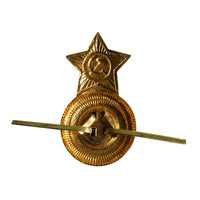 Soviet Navy Admiral USSR Uniform Cap Hat Badge Red Star Anchor Russian Cockade