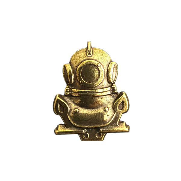 Soviet USSR Navy Diver Russian Spetsnaz Military Brass Pin Badge