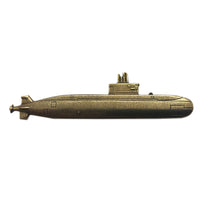 Russian Navy Submarine Fleet Project 677 - Class Lada - Brass Pin Badge