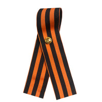 St. George Ribbon 9 May WW2 Russian Victory Day - Gold Colour Order of Great Patriotic War Miniature pin Badge