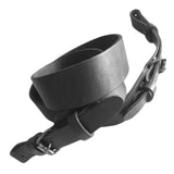 Black Plain Leather Adjustable Hunting Rifle Sling Shotgun Air Gun Strap