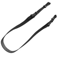 Black Plain Leather Adjustable Hunting Rifle Sling Shotgun Air Gun Strap