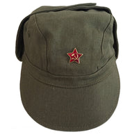 UdSSR-Sowjetarmee-Militär-Afghanistan-Kriegsuniform, dunkelgrüne Mütze, Hutabzeichen