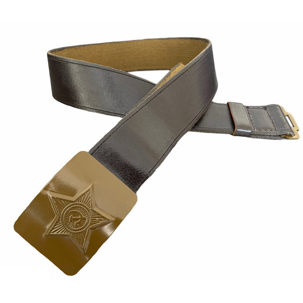 Military sales leather belt