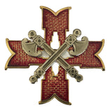 Russisches Abzeichen der Kreml-Regiments-Präsidentengarde aus Metall