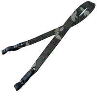 Hard Polyester Camouflage Hunting Rifle Leather Ends Sling Shotgun Air Gun Strap