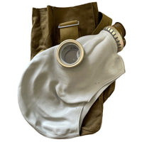 USSR Soviet Russian Army Military Rubber Gas Mask GP-5 with Bag