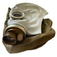 USSR Soviet Russian Army Military Rubber Gas Mask GP-5 with Bag
