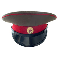 Soviet USSR Russian Military Army Soldier Parade Uniform Visor Hat Peaked Cap