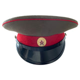 Soviet USSR Russian Military Army Soldier Parade Uniform Visor Hat Peaked Cap