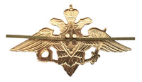 Russian USSR Army Military Uniform Imperial Eagle Hat Cap Beret Metal Pin Badge - USSR HOUSE LIMITED