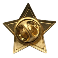 Soviet USSR Hammer and Sickle Metal Red Star 2.5 Cm Pin Badge