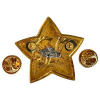 Russian RKKA Soviet Red Army Military Metal Enamel Pin Badge Star Hammer Plough