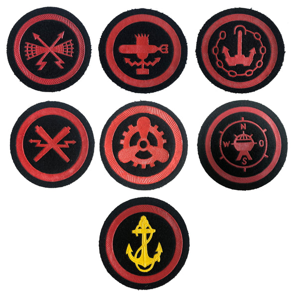 Patch de spécialiste des manches uniformes de la marine soviétique de la flotte navale de l'URSS 