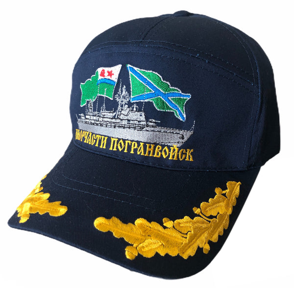 Russian Navy Sea Border Troops Military Uniform Blue Cotton Summer Baseball Cap Hat - USSR HOUSE LIMITED