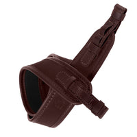 Premium-Klasse, braunes Leder, schwarzes Neopren, Gewehrriemen, Luftgewehrriemen, Jagdschießen